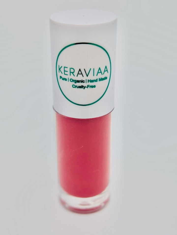 Organic Handmade Petal Shade Lip Gloss – Natural Pink Tint, Hydrating & Non-Toxic Shine