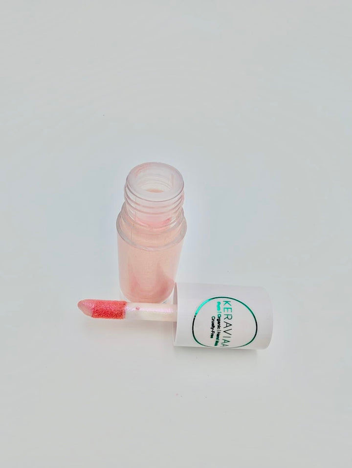 Organic Handmade Bunny Tongue Lip Gloss – Real Pink Color, Hydrating & Non-Toxic Shine