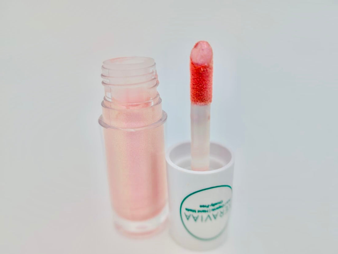 Organic Handmade Bunny Tongue Lip Gloss – Real Pink Color, Hydrating & Non-Toxic Shine