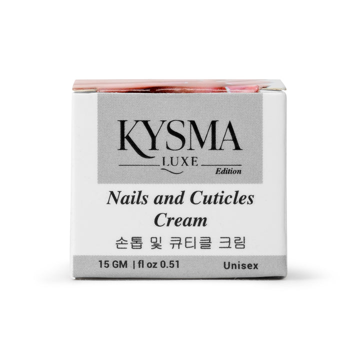 Kysma Luxe Nails & Cuticles Cream – Strengthens Nails & Softens Cuticles | Deep Hydration & Nourishment | Repairs Dry, Brittle Nails | Non-Greasy, Fast-Absorbing Formula