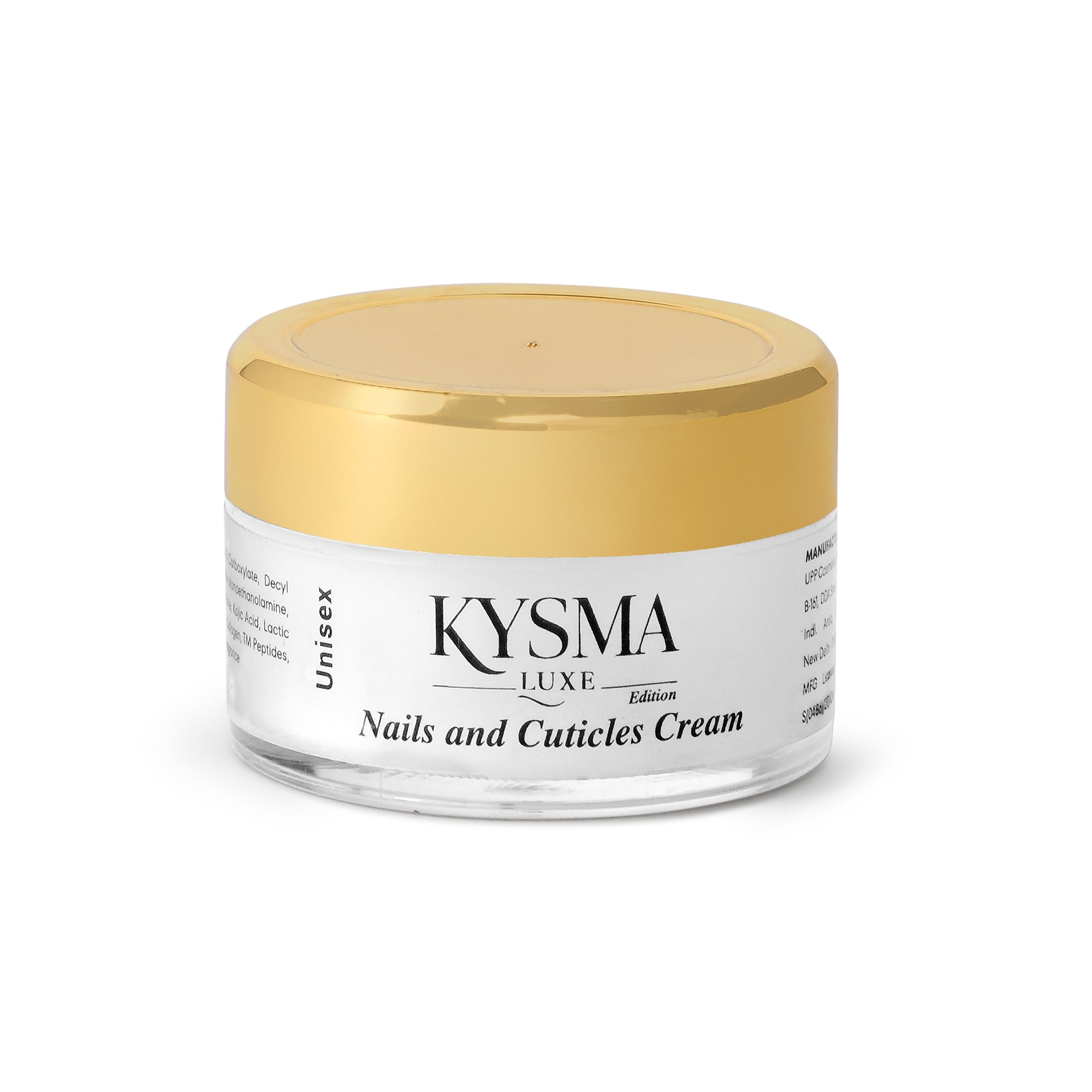 Kysma Luxe Nails & Cuticles Cream – Strengthens Nails & Softens Cuticles | Deep Hydration & Nourishment | Repairs Dry, Brittle Nails | Non-Greasy, Fast-Absorbing Formula