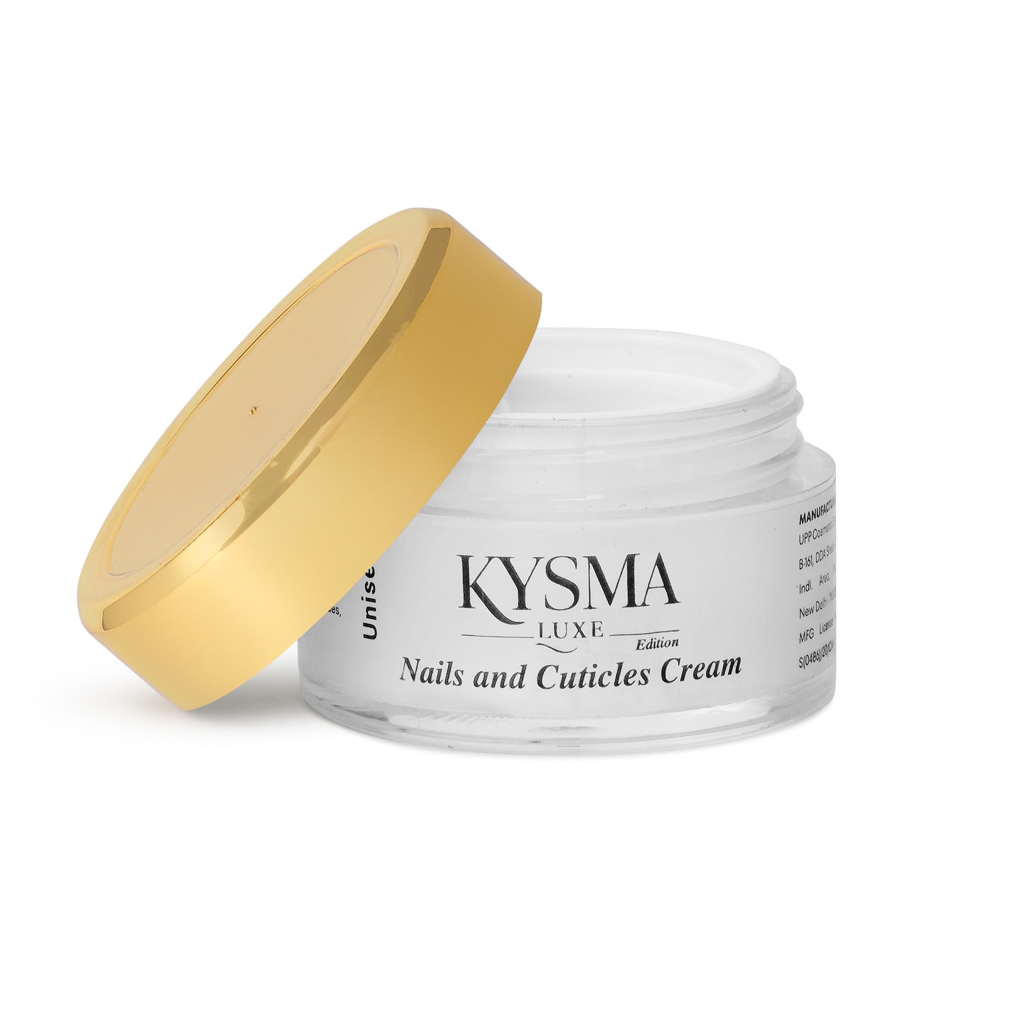 Kysma Luxe Nails & Cuticles Cream – Strengthens Nails & Softens Cuticles | Deep Hydration & Nourishment | Repairs Dry, Brittle Nails | Non-Greasy, Fast-Absorbing Formula