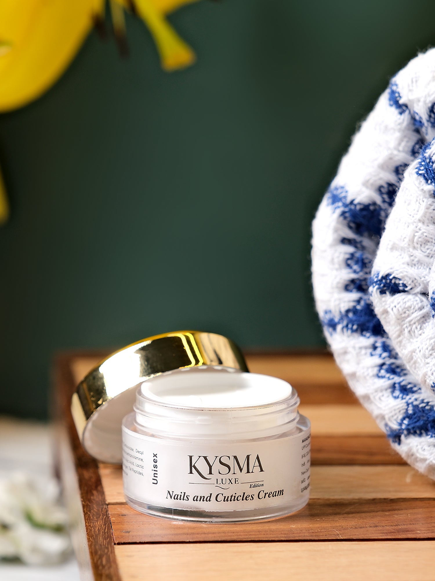 Kysma Luxe Nails & Cuticles Cream – Strengthens Nails & Softens Cuticles | Deep Hydration & Nourishment | Repairs Dry, Brittle Nails | Non-Greasy, Fast-Absorbing Formula